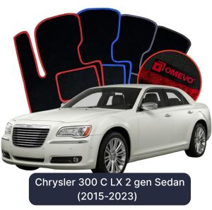 Dywaniki Welurowe OMEVO do Chrysler 300 C LX 2 gen Sedan (2015-2023)