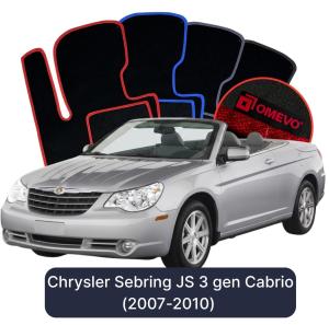 Dywaniki Welurowe OMEVO do Chrysler Sebring JS 3 gen Cabrio (2007-2010)