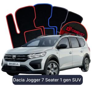 Dywaniki Welurowe OMEVO do Dacia Jogger 7-osobowy 1 gen SUV (2021-2026)