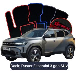 Dywaniki Welurowe OMEVO do Dacia Duster Essential 3 gen SUV (2024-2026)