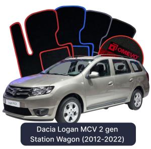 Dywaniki Welurowe OMEVO do Dacia Logan MCV 2 gen Kombi (2012-2022)