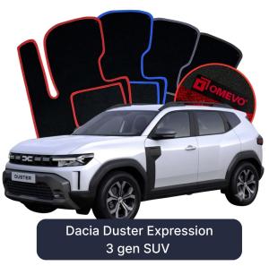 Dywaniki Welurowe OMEVO do Dacia Duster Expression 3 gen SUV (2024-2026)