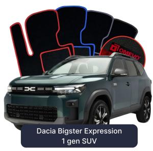 Dywaniki Welurowe OMEVO do Dacia Bigster Expression 1 gen SUV (2024-2026)