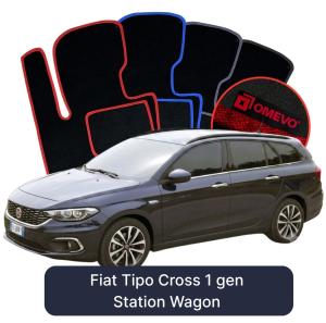 Dywaniki Welurowe OMEVO do Fiat Tipo Cross 1 gen Kombi (2015-2026)