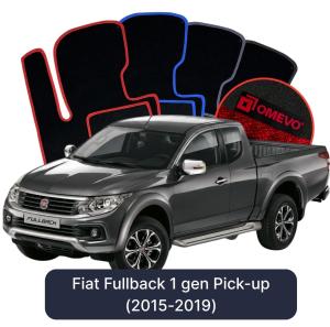 Dywaniki Welurowe OMEVO do Fiat Fullback 1 gen Pick-up (2015-2019)