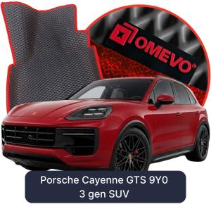 OMEVO 5D Pro EVA Dywaniki do Porsche Cayenne GTS 9Y0 3 gen SUV (2018-2026)