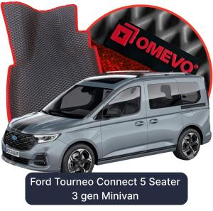 OMEVO 5D Pro EVA Dywaniki do Ford Tourneo Connect 5-osobowy 3 gen Minivan (2022-2026)