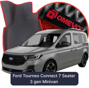 OMEVO 5D Pro EVA Dywaniki do Ford Tourneo Connect 7-osobowy 3 gen Minivan (2022-2026)