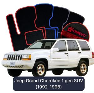 Dywaniki Welurowe OMEVO do Jeep Grand Cherokee 1 gen SUV (1992-1998)