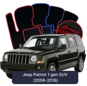 Dywaniki Welurowe OMEVO do Jeep Patriot 1 gen SUV (2006-2016)