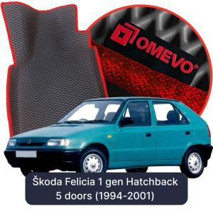OMEVO 5D Pro EVA Dywaniki do Škoda Felicia 1 gen Hatchback 5 drzwi (1994-2001)