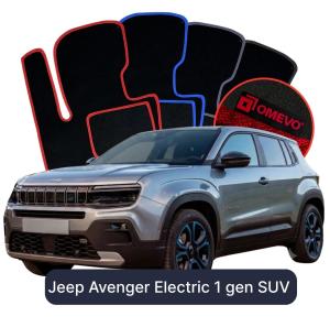 Dywaniki Welurowe OMEVO do Jeep Avenger Elektryczny 1 gen SUV (2023-2026)