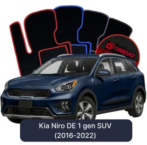 Dywaniki Welurowe OMEVO do Kia Niro DE 1 gen SUV (2016-2022)
