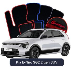 Dywaniki Welurowe OMEVO do Kia E-Niro SG2 2 gen SUV (2022-2026)