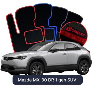 Dywaniki Welurowe OMEVO do Mazda MX-30 DR 1 gen SUV (2020-2026)