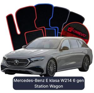 Dywaniki Welurowe OMEVO do Mercedes-Benz E klasa W214 6 gen Kombi (2023-2026)