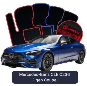 Dywaniki Welurowe OMEVO do Mercedes-Benz CLE C236 1 gen Coupe (2023-2026)