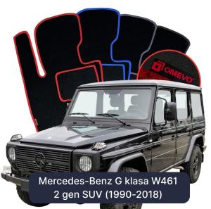 Dywaniki Welurowe OMEVO do Mercedes-Benz G klasa W461 2 gen SUV (1990-2018)