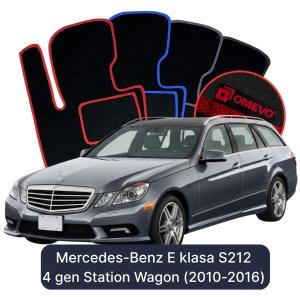 Dywaniki Welurowe OMEVO do Mercedes-Benz E klasa S212 4 gen Kombi (2010-2016)
