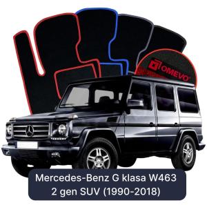 Dywaniki Welurowe OMEVO do Mercedes-Benz G klasa W463 2 gen SUV (1990-2018)