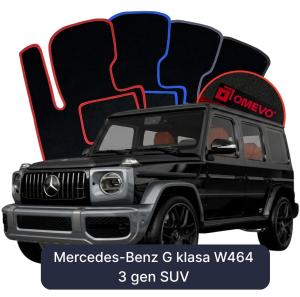 Dywaniki Welurowe OMEVO do Mercedes-Benz G klasa W464 3 gen SUV (2018-2026)