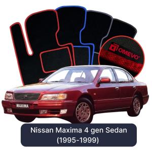 Dywaniki Welurowe OMEVO do Nissan Maxima 4 gen Sedan (1995-1999)