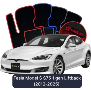 Dywaniki Welurowe OMEVO do Tesla Model S S75 1 gen Liftback (2012-2025)