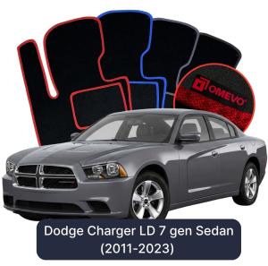 Dywaniki Welurowe OMEVO do Dodge Charger LD 7 gen Sedan (2011-2023)