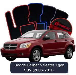 Dywaniki Welurowe OMEVO do Dodge Caliber 5-osobowy 1 gen SUV (2006-2011)