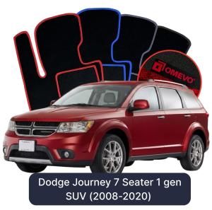 Dywaniki Welurowe OMEVO do Dodge Journey 7-osobowy 1 gen SUV (2008-2020)