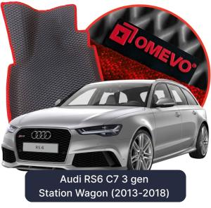 OMEVO 5D Pro EVA Dywaniki do Audi RS6 C7 3 gen Kombi (2013-2018)