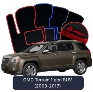 Dywaniki Welurowe OMEVO do GMC Terrain 1 gen SUV (2009-2017)