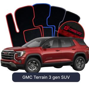 Dywaniki Welurowe OMEVO do GMC Terrain 3 gen SUV (2024-2026)