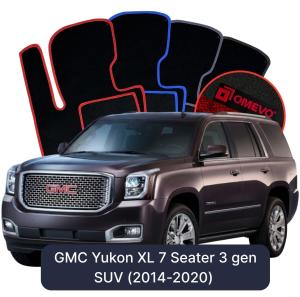 Dywaniki Welurowe OMEVO do GMC Yukon XL 7-osobowy 3 gen SUV (2014-2020)
