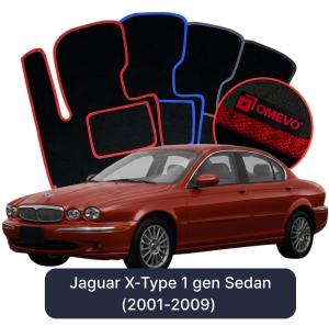 Dywaniki Welurowe OMEVO do Jaguar X-Type 1 gen Sedan (2001-2009)