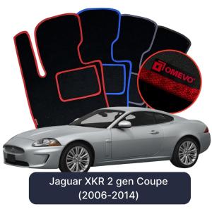 Dywaniki Welurowe OMEVO do Jaguar XKR 2 gen Coupe (2006-2014)