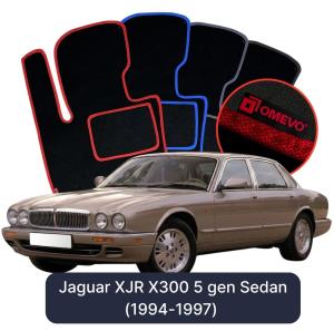 Dywaniki Welurowe OMEVO do Jaguar XJR X300 5 gen Sedan (1994-1997)