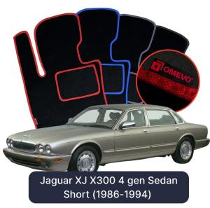Dywaniki Welurowe OMEVO do Jaguar XJ X300 4 gen Sedan Short (1986-1994)