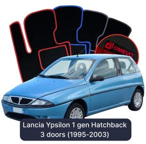 Dywaniki Welurowe OMEVO do Lancia Ypsilon 1 gen Hatchback 3 drzwi (1995-2003)