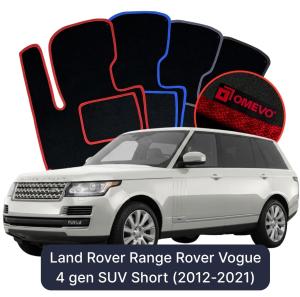 Dywaniki Welurowe OMEVO do Land Rover Range Rover Vogue 4 gen SUV Short (2012-2021)