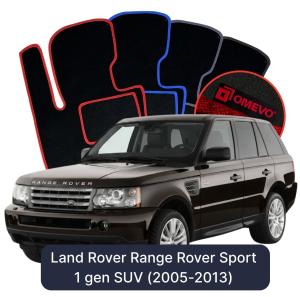 Dywaniki Welurowe OMEVO do Land Rover Range Rover Sport 1 gen SUV (2005-2013)