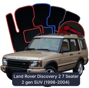 Dywaniki Welurowe OMEVO do Land Rover Discovery 2 7-Osobowa 2 gen SUV (1998-2004)