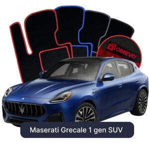 Dywaniki Welurowe OMEVO do Maserati Grecale 1 gen SUV (2022-2026)