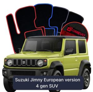 Dywaniki Welurowe OMEVO do Suzuki Jimny wersja Europejska 4 gen SUV (2018-2026)