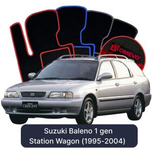 Dywaniki Welurowe OMEVO do Suzuki Baleno 1 gen Kombi (1995-2004)