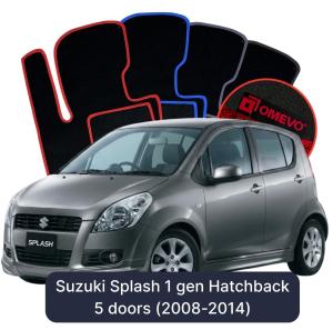 Dywaniki Welurowe OMEVO do Suzuki Splash 1 gen Hatchback 5 drzwi (2008-2014)