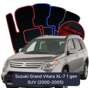 Dywaniki Welurowe OMEVO do Suzuki Grand Vitara XL-7 1 gen SUV (2000-2005)