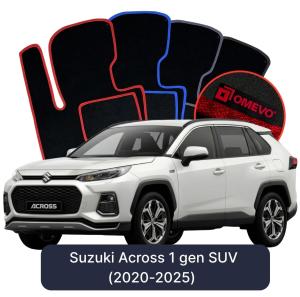 Dywaniki Welurowe OMEVO do Suzuki Across 1 gen SUV (2020-2025)