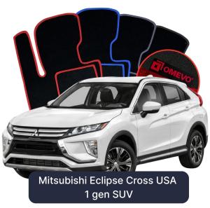 Dywaniki Welurowe OMEVO do Mitsubishi Eclipse Cross USA 1 gen SUV (2018-2026)