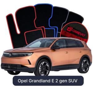 Dywaniki Welurowe OMEVO do Opel Grandland E 2 gen SUV (2024-2026)